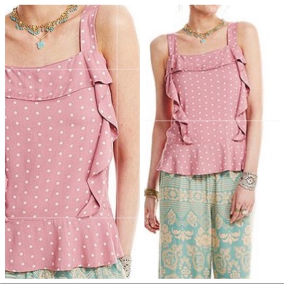 Matilda Jane Pink Clam Bake Ruffled Tank - Picture 6 of 6